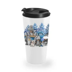 Merry Christmas Gnomies Travel Mug