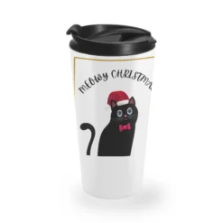 Meowy Christmas Travel Mug