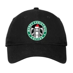 Christmas With Coffee Adjustable Cap