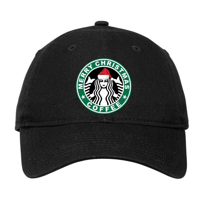 Christmas With Coffee Adjustable Cap 1 Christmas With Coffee Adjustable Cap