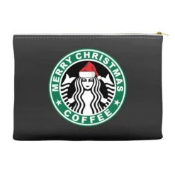 Christmas With Coffee Accessory Pouches