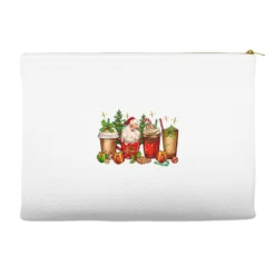 Christmas Santa Coffee Cups Accessory Pouches