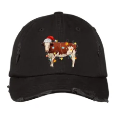 Christmas Cow Vintage Cap