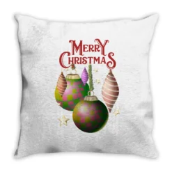 Christmas Balls Throw Pillow