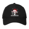 Ugly Christmas Llama Santa Xmas Llama Alpaca G Adjustable Cap