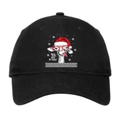 Ugly Christmas Llama Santa Xmas Llama Alpaca G Adjustable Cap