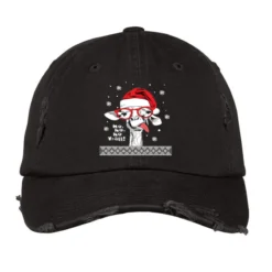 Ugly Christmas Llama Santa Xmas Llama Alpaca G Vintage Cap