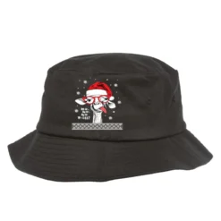 Ugly Christmas Llama Santa Xmas Llama Alpaca G Bucket Hat