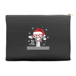 Ugly Christmas Llama Santa Xmas Llama Alpaca G Accessory Pouches