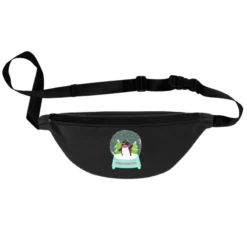Snow Globe Penguin Christmas Tree Believe Xmas Gif Fanny Pack