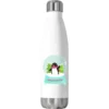 Snow Globe Penguin Christmas Tree Believe Xmas Gif Stainless Steel Water Bottle