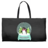 Snow Globe Penguin Christmas Tree Believe Xmas Gif Weekender Totes