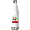 Snow Globe Santa Claus Christmas Tree Believe Xmas Stainless Steel Water Bottle