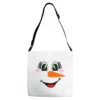 Turkey Santa Funny Christmas Thanksgiving Turkey Adjustable Strap Totes