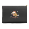 Santa Sloth Christmas Merry Slothmas Snowflake Accessory Pouches