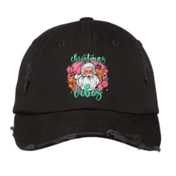 Christmas Vibes Santa Vintage Cap