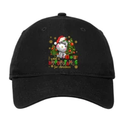 I Want A Hippopotamus For Christmas Adjustable Cap