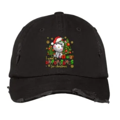 I Want A Hippopotamus For Christmas Vintage Cap