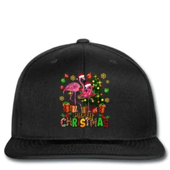 Flamingo Merry Christmas Printed Hat