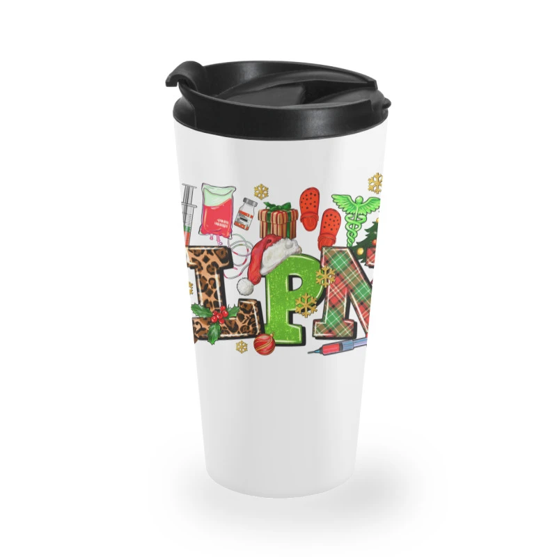 Lpn Christmas Nurse With Travel Mug 1 Lpn Christmas Nurse With Travel Mug