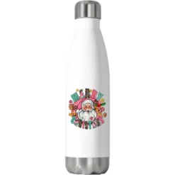 Merry Christmas Santa Stainless Steel Water Bottle