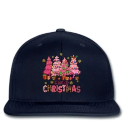 Pink Christmas Trees Printed Hat