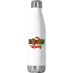 Christmas Memom Claus Stainless Steel Water Bottle