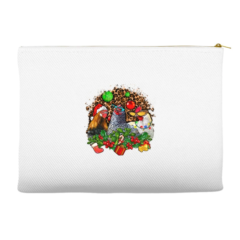 Christmas Party And Chickens Accessory Pouches 1 Christmas Party And Chickens Accessory Pouches