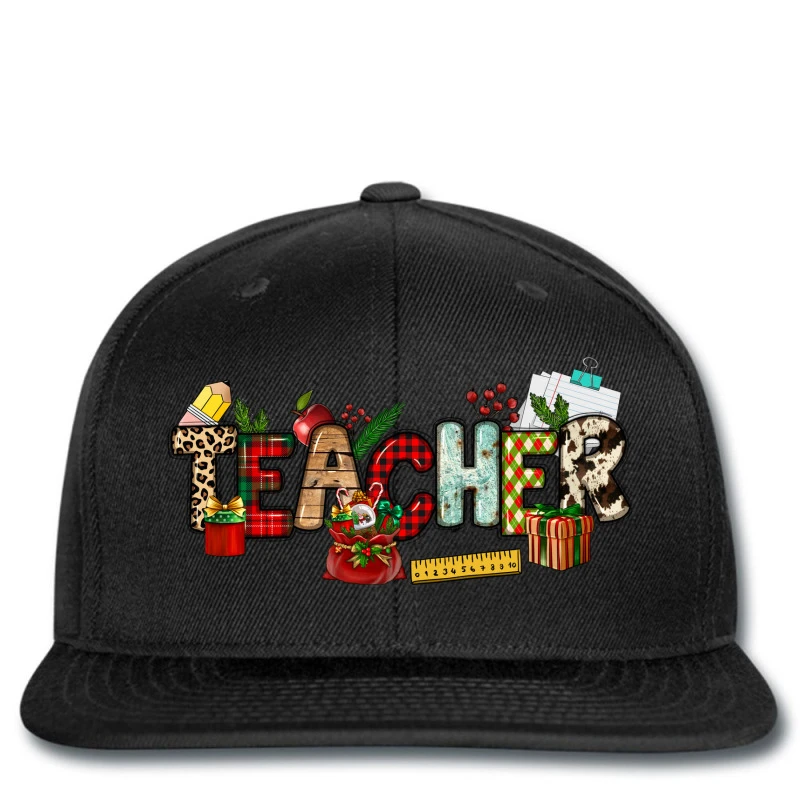 Christmas Teacher Printed Hat 1 Christmas Teacher Printed Hat
