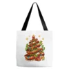 Christmas Feliz Navidad Sombrero Tree Tote Bags