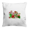 Christmas Coffee Cup Throw Pillow