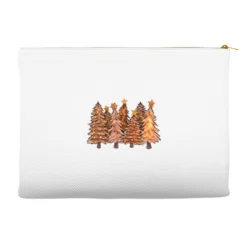 Melanin Christmas Trees With Lights Accessory Pouches