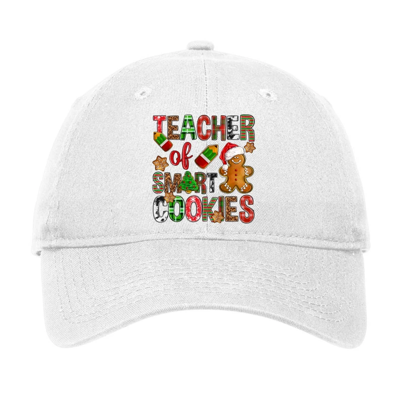 Teacher Of Smart Cookies Christmas Adjustable Cap 1 Teacher Of Smart Cookies Christmas Adjustable Cap