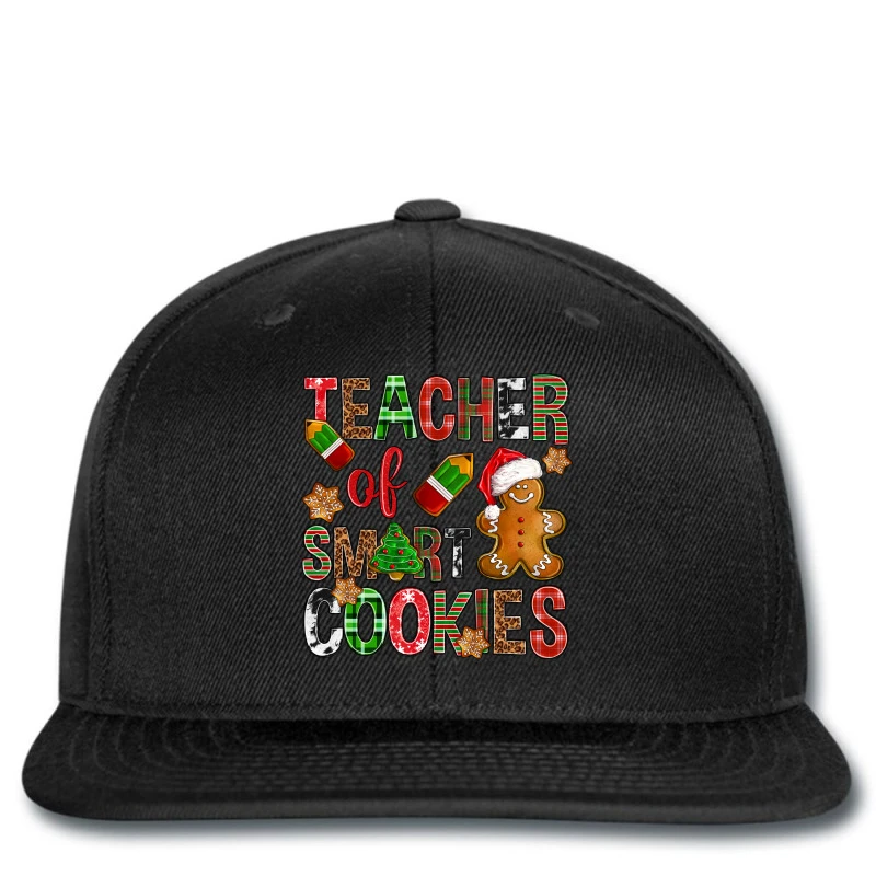 Teacher Of Smart Cookies Christmas Printed Hat 1 Teacher Of Smart Cookies Christmas Printed Hat