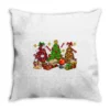 Teacher Christmas Trees Throw Pillow