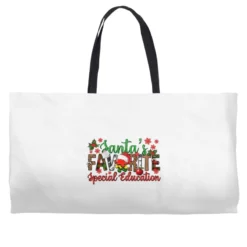Santa's Favorite Special Education Christmas Weekender Totes