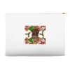 Afro Messy Bun Christmas Accessory Pouches