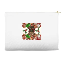 Afro Messy Bun Christmas Accessory Pouches
