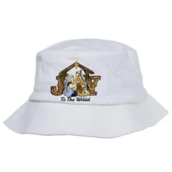 Joy To The World Baby Jesus Christmas Bucket Hat