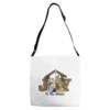 Joy To The World Baby Jesus Christmas Adjustable Strap Totes
