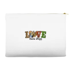 Love Came Down Baby Jesus Christmas Accessory Pouches