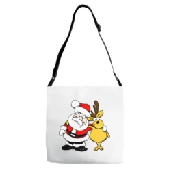 Santa Reindeer Christmas Adjustable Strap Totes