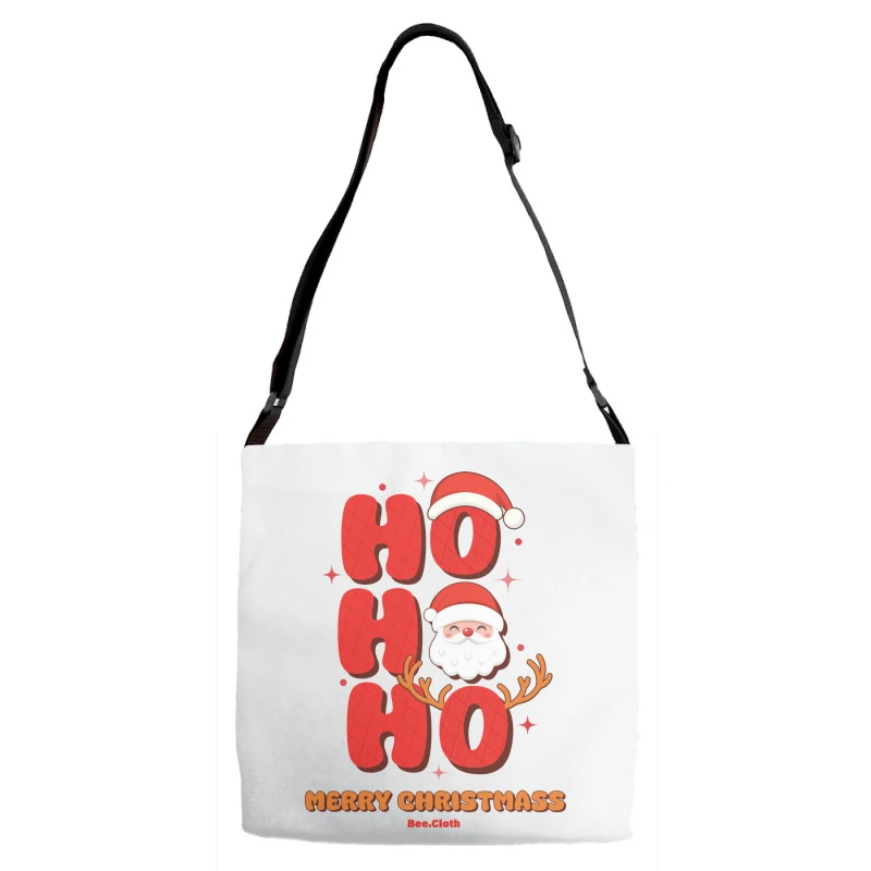 HoHo! Merry Christmas Adjustable Strap Totes 1 HoHo! Merry Christmas Adjustable Strap Totes