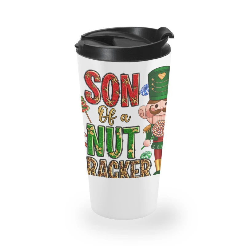 Christmas Son Of A Nutcracker Travel Mug 2 Christmas Son Of A Nutcracker Travel Mug - Image 2