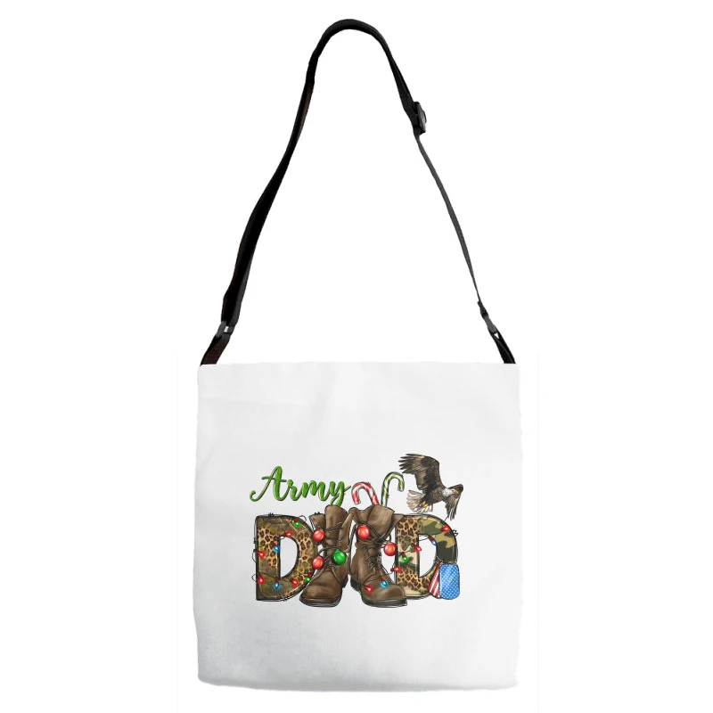 Christmas Army Dad Adjustable Strap Totes 2 Christmas Army Dad Adjustable Strap Totes - Image 2