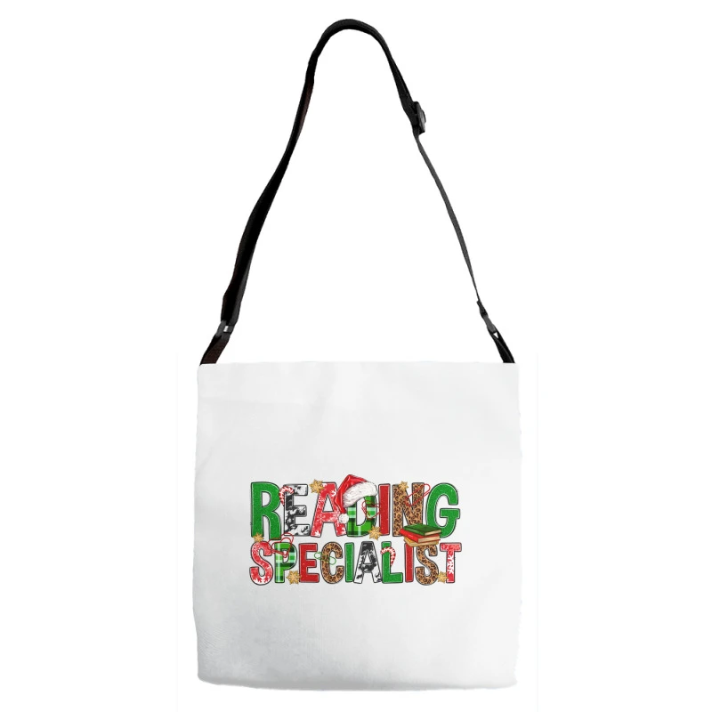 Reading Specialist Christmas Adjustable Strap Totes 2 Reading Specialist Christmas Adjustable Strap Totes - Image 2
