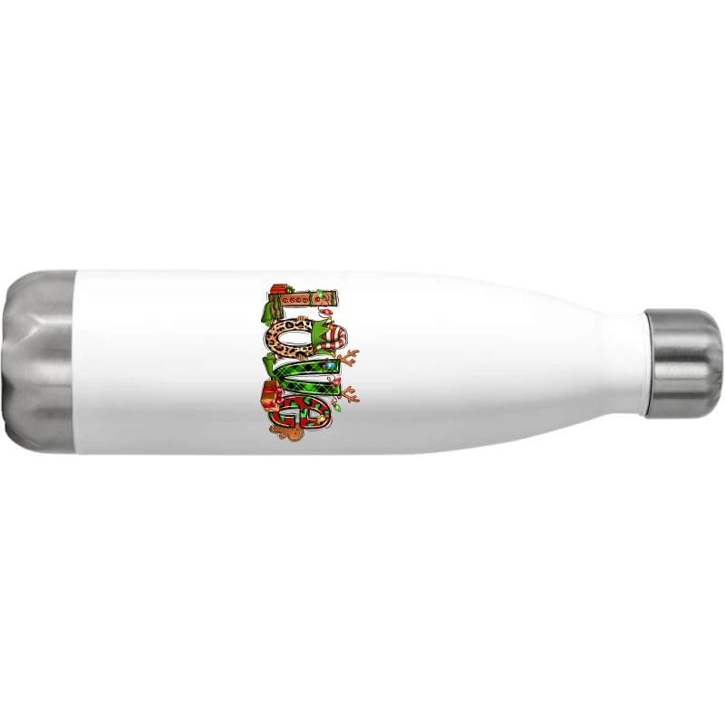 Love Christmas Elf Stainless Steel Water Bottle 2 Love Christmas Elf Stainless Steel Water Bottle - Image 2