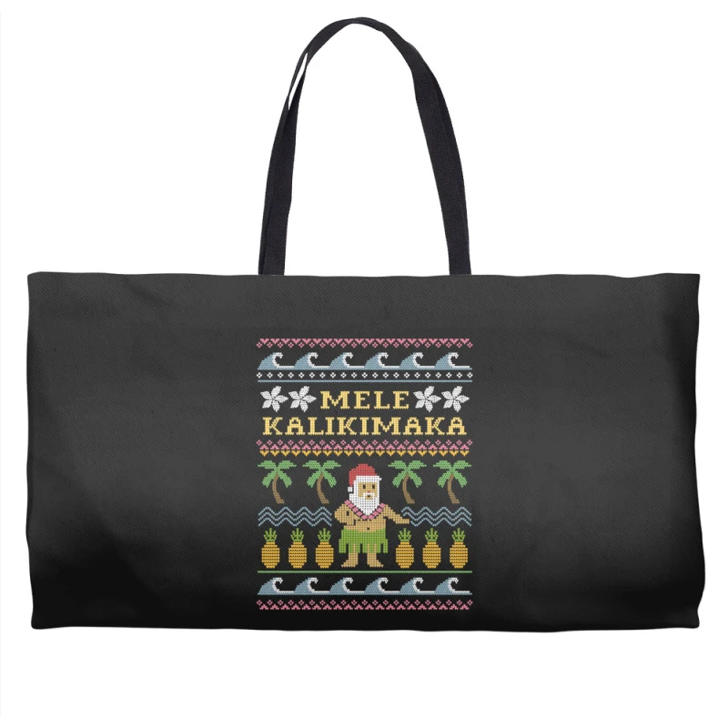 Mele Kalikimaka Christmas Weekender Totes 2 Mele Kalikimaka Christmas Weekender Totes - Image 2