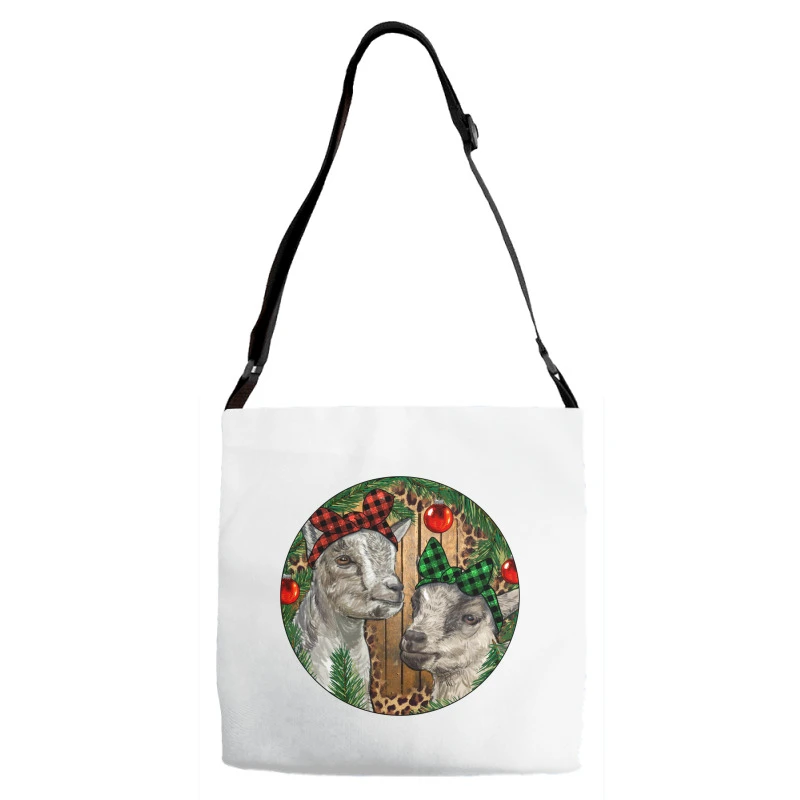 Baby Goats Christmas Adjustable Strap Totes 2 Baby Goats Christmas Adjustable Strap Totes - Image 2