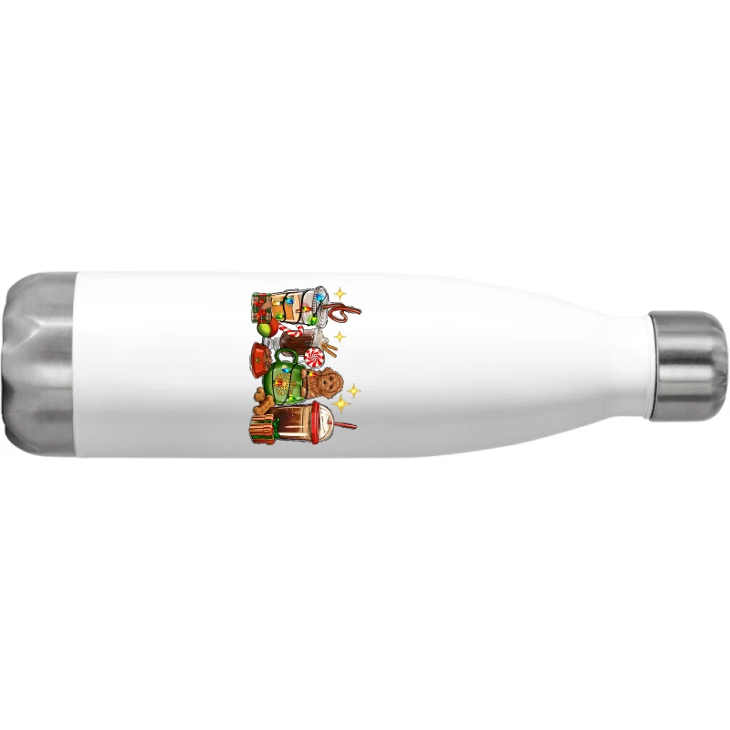 Christmas Coffee Cups With Poodle Stainless Steel Water Bottle 2 Christmas Coffee Cups With Poodle Stainless Steel Water Bottle - Image 2